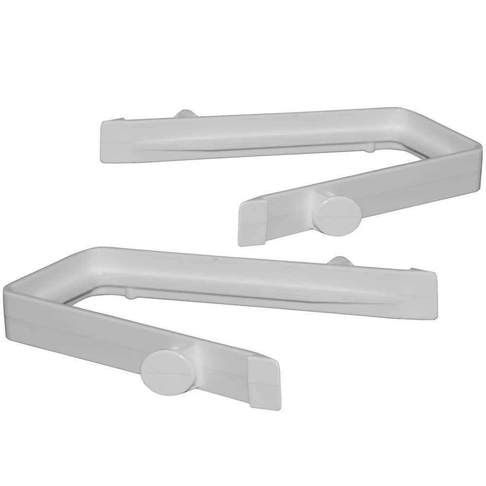 Barrette Outdoor Living 3-3/4 in. x 5 in. x 3-1/3 in. Vinyl Fence Rail Clips - Cheap Fitting