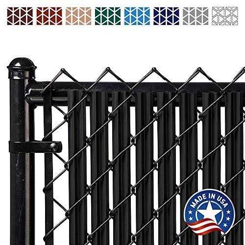 Made in America Ridged Slats Slat Depot Single Wall Bottom Locking Privacy Slat for 3′, 4′, 5′, 6′, 7′ and 8′ Chain Link Fence - Cheap Fitting