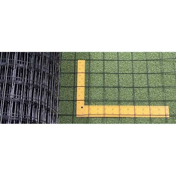Critterfence 2×4 100 ft. Black Steel Square Grid 2 x 4 in. Welded Wire Fence - Cheap Fitting
