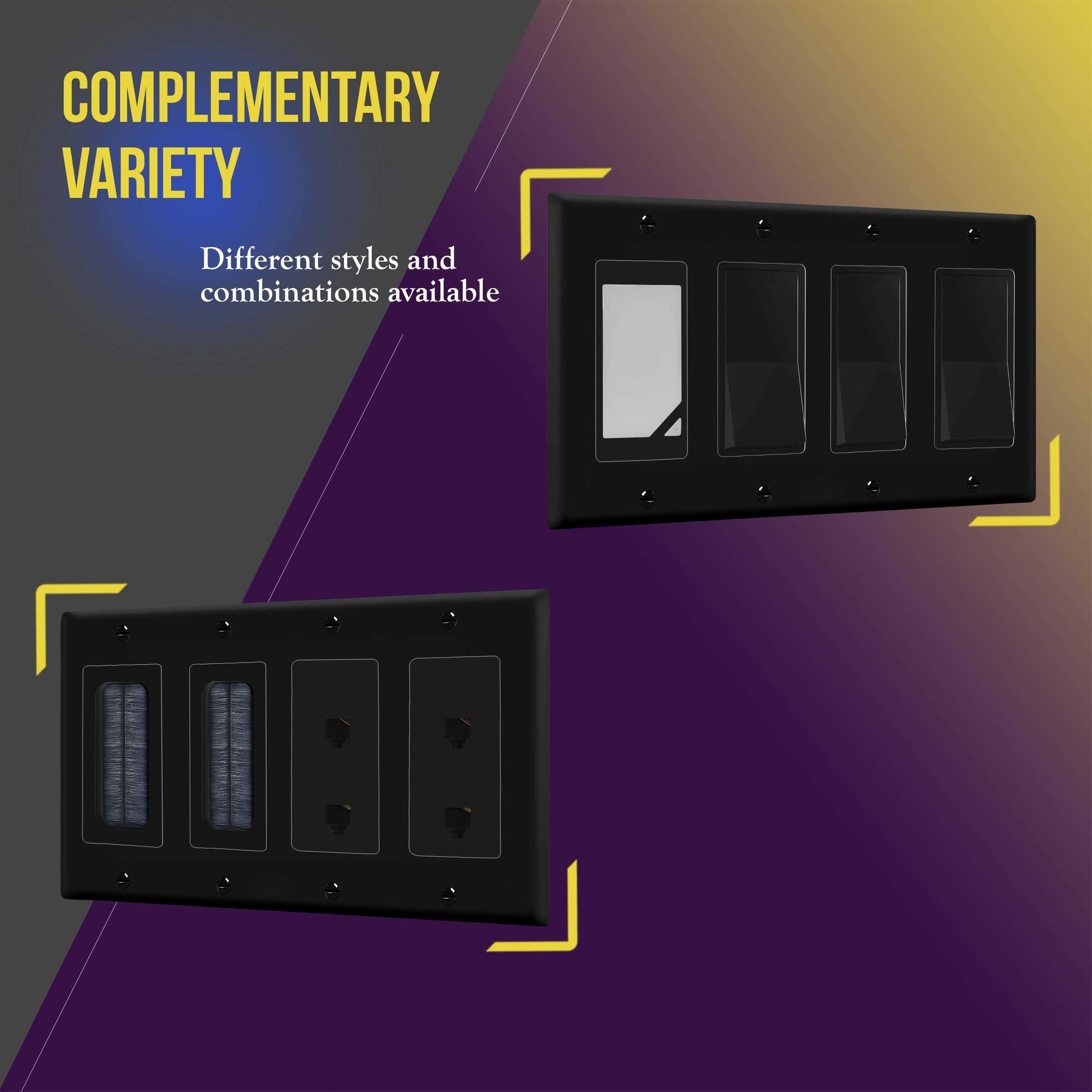 Enerlites Decorator & GFCI Switch Wall Plate - Cheap Fitting