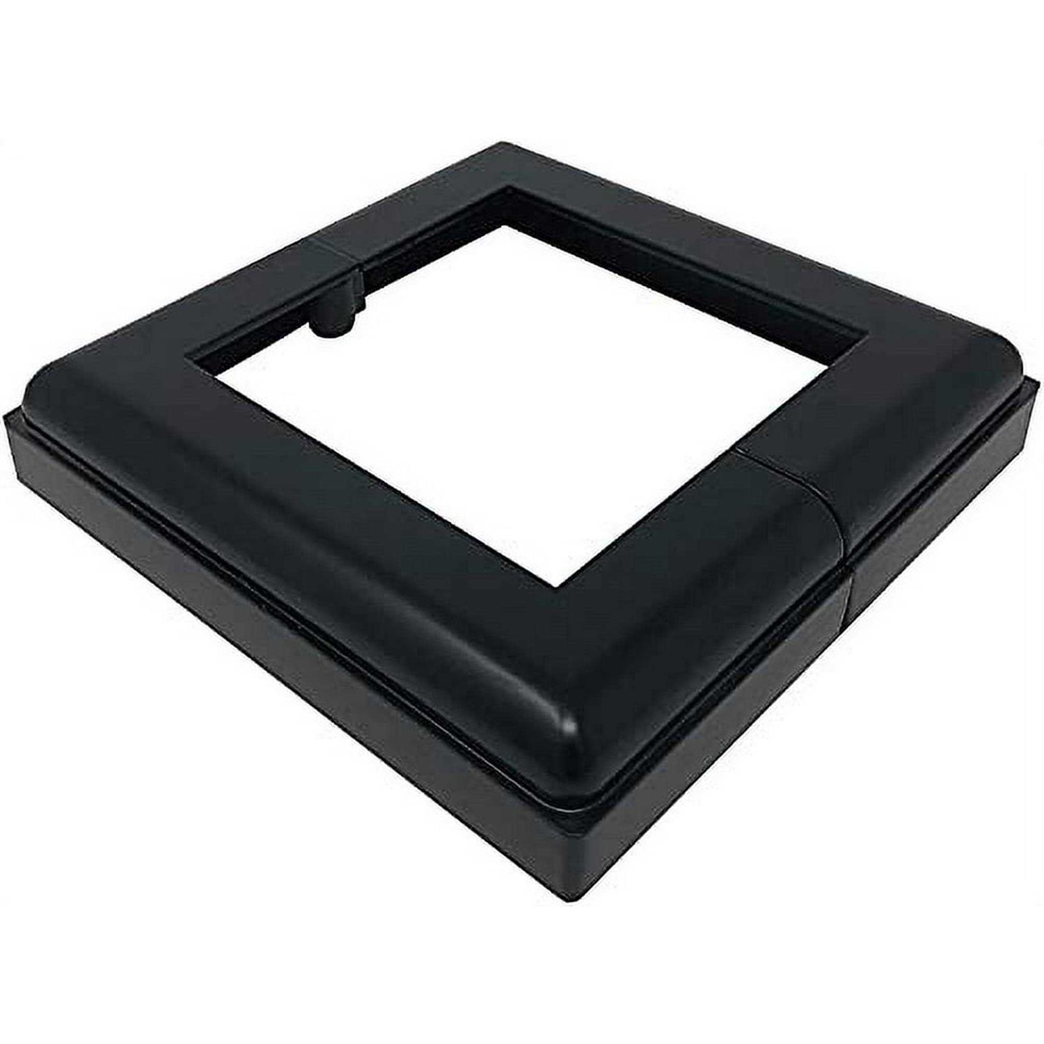 Nuvo Iron Post Base Cover 5-1/2 in L 5-1/2 in W Aluminum ADPBS4 - Cheap Fitting