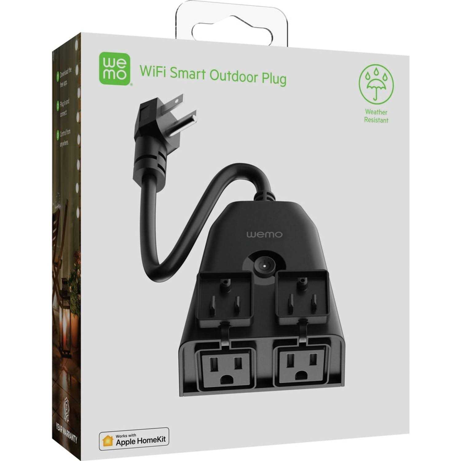 WEMO WiFi Smart Outdoor Plug - Cheap Fitting
