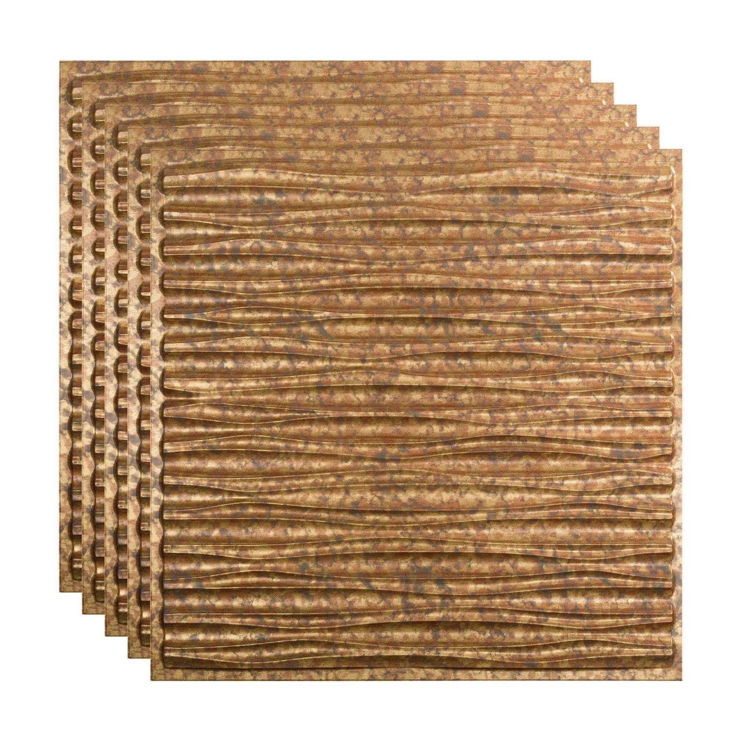 Fasade Dunes Decorative Vinyl 2ft x 2ft Lay In Ceiling Tile - Cheap Fitting