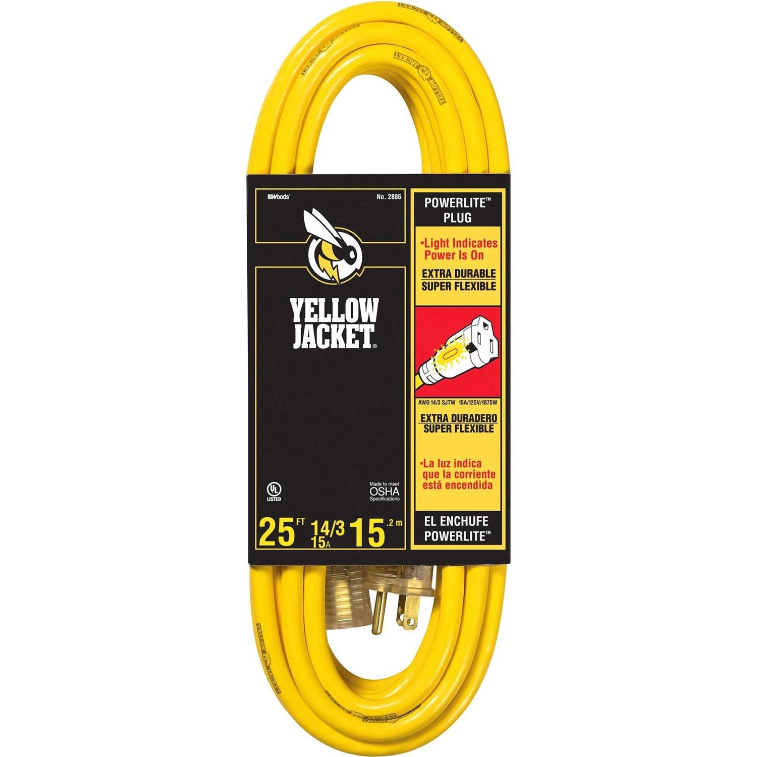 Yellow Jacket Extension Cord - Cheap Fitting