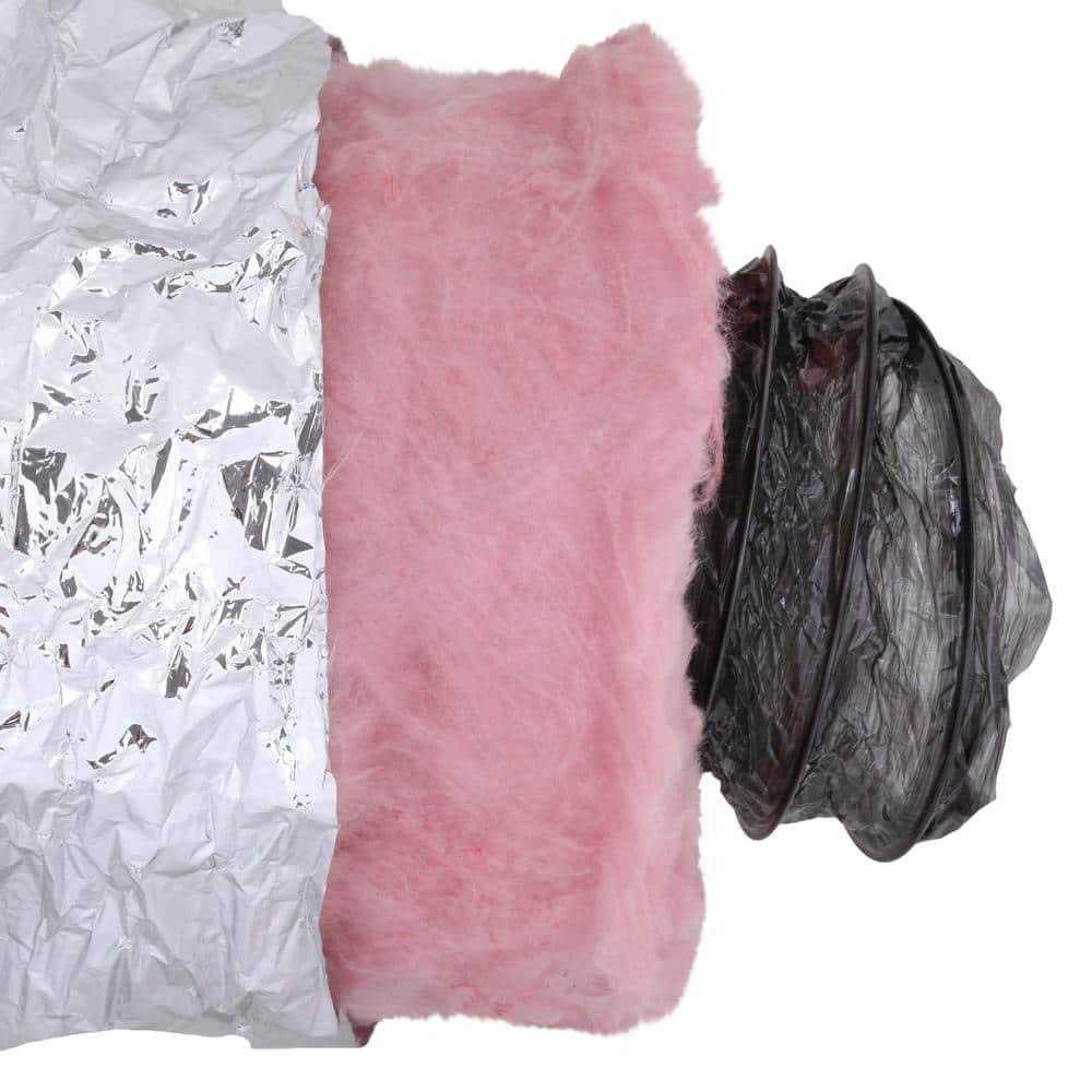 Master Flow 25 ft. Insulated Flexible Duct R8 - Cheap Fitting