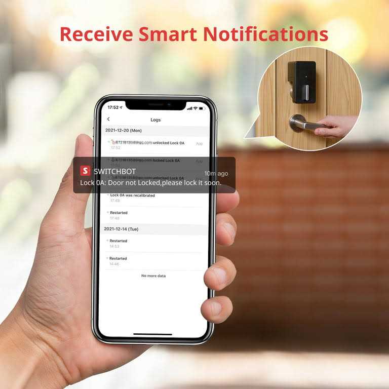SwitchBot Smart Lock Bluetooth Electronic Deadbolt Keyless Entry Door Lock for Front Door - Cheap Fitting