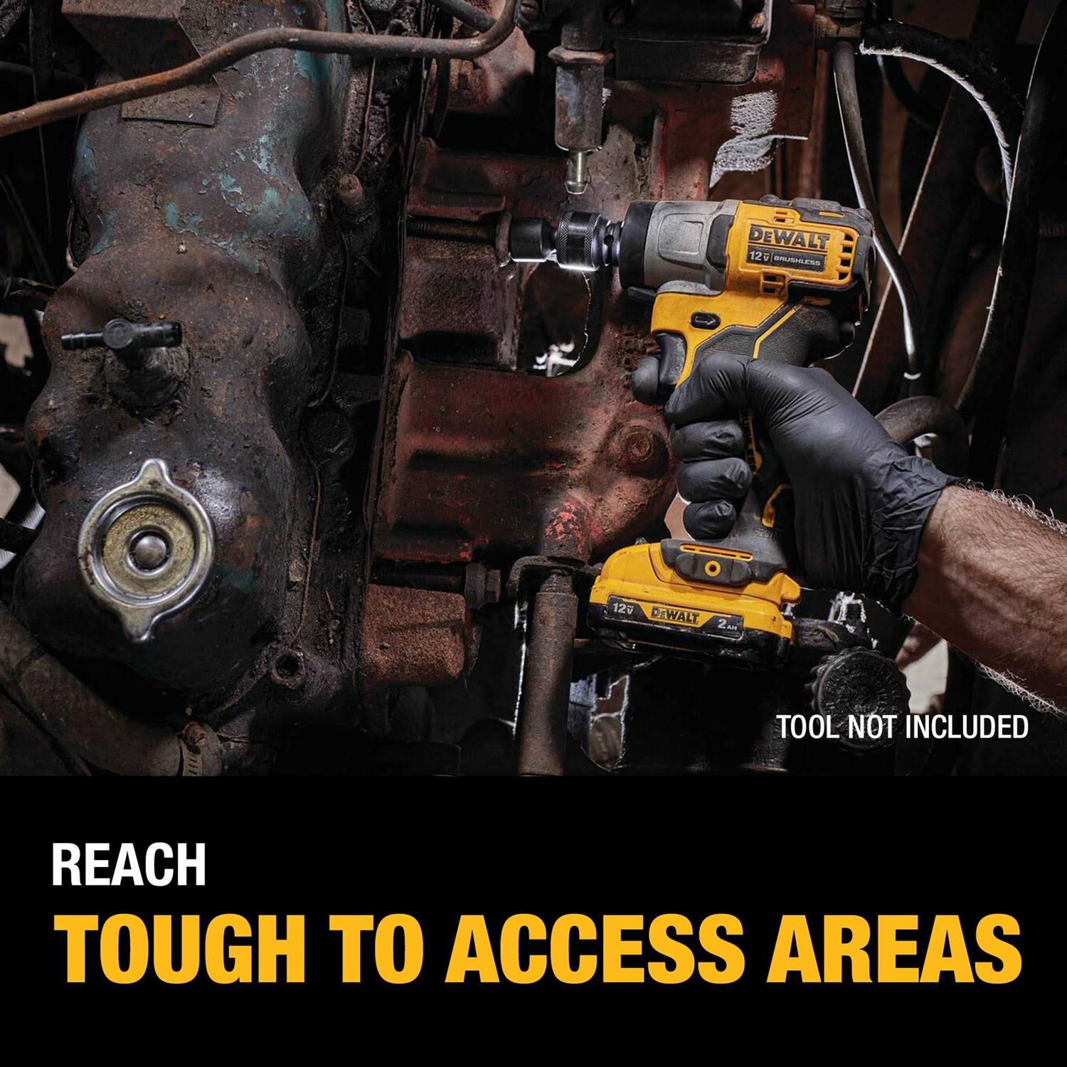 DEWALT DW22838 3/8 10-Piece Impact Ready Socket Set - Cheap Fitting