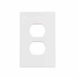 Eaton PJS26W Arrow Hart PJS26 Decorative Screw Less Wall Plate, 1 Gang, 3.13 in L x .5 in W x 4.88 in H, White - Cheap Fitting