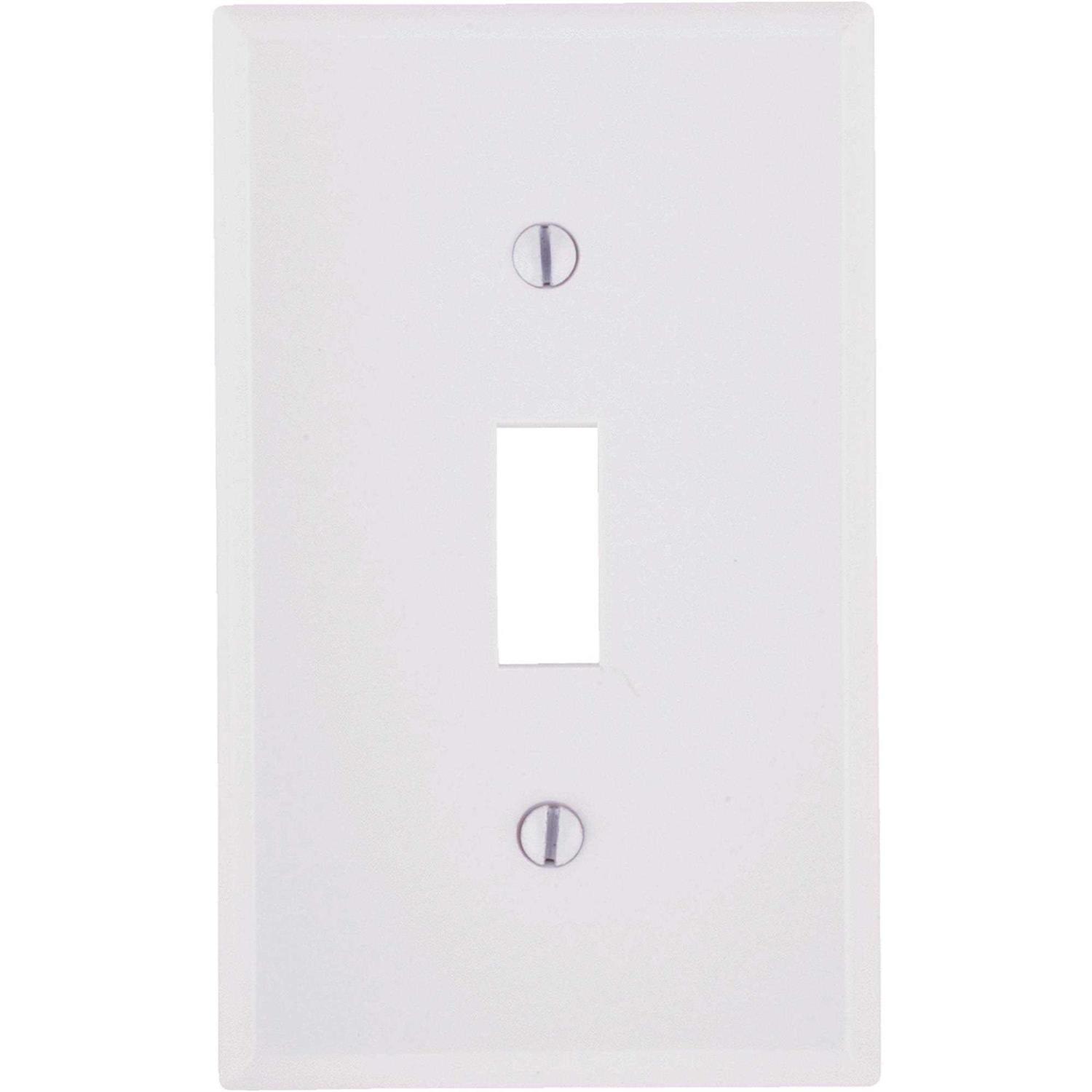 Leviton 1-Gang Toggle Switch Wallplate - Cheap Fitting
