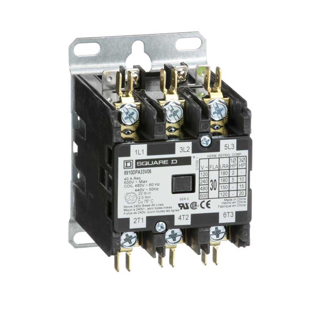 8910DPA33V06 Square D Definite Purpose Contactor - Cheap Fitting