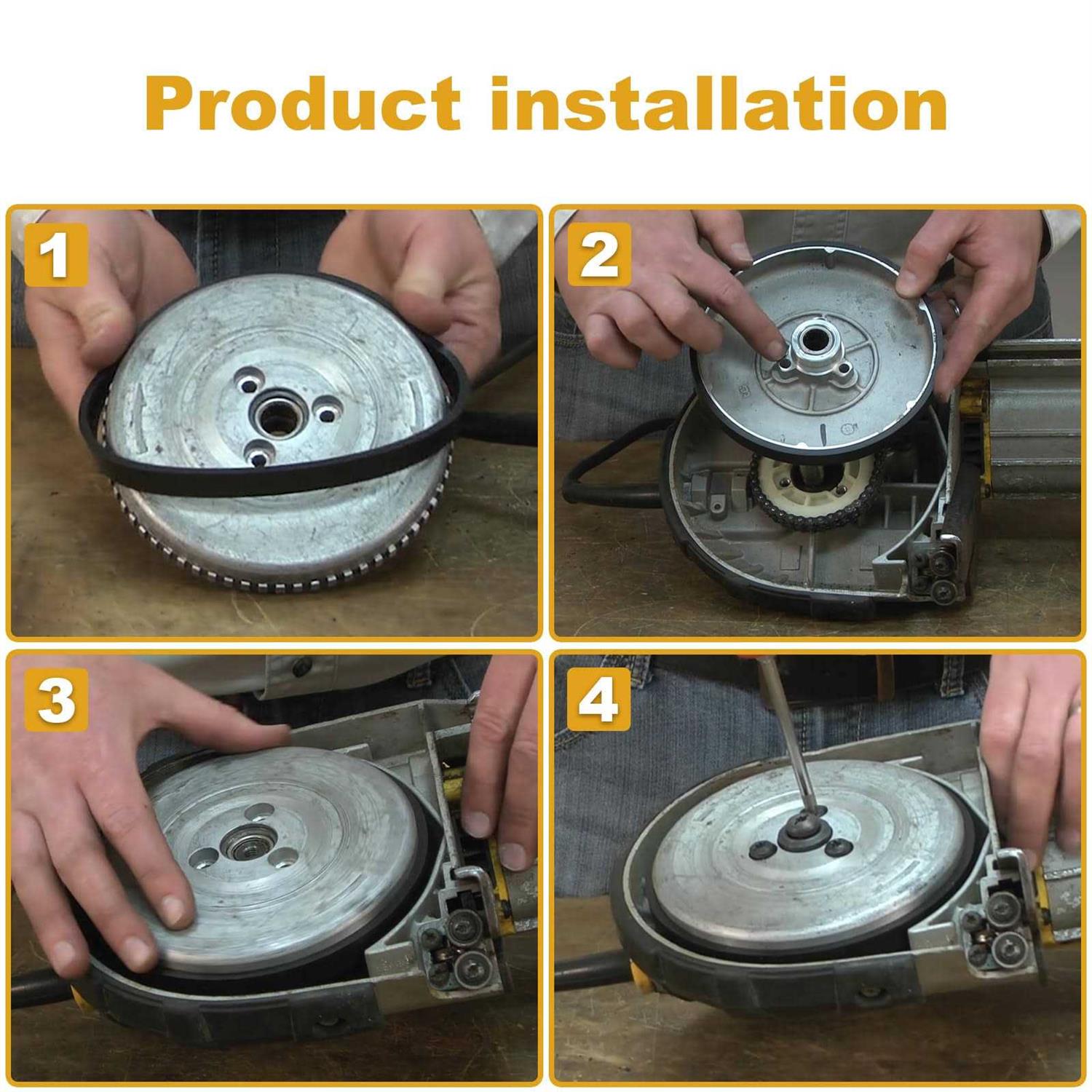 Showingo 4 Pack 650721-00 Bandsaw Rubber Tires Replacement for Dewalt Band Saw Tires and Milwaukee Bandsaw Pulley Tires DWM120 A02807 DCS374 DW328K D28770 - Cheap Fitting