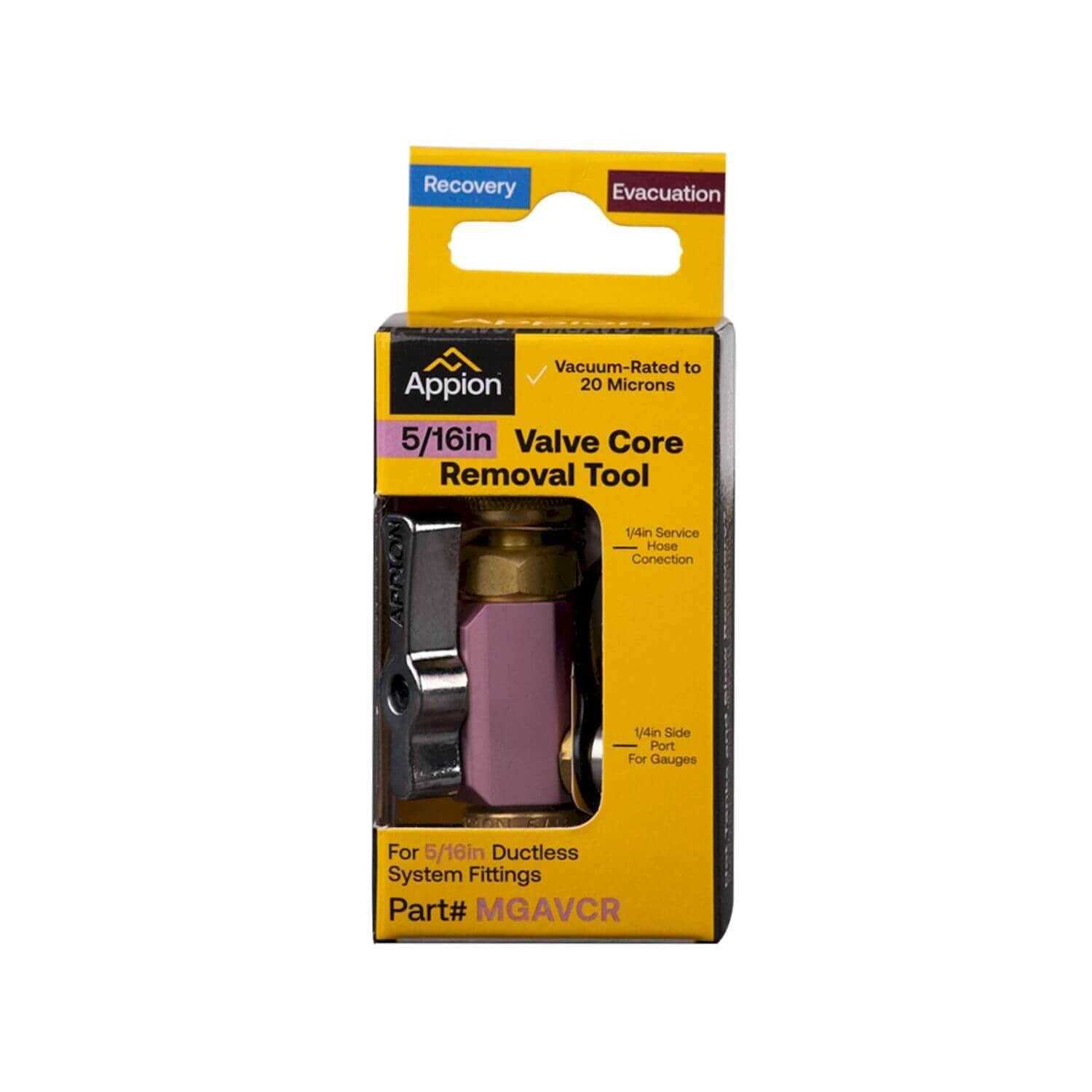 Appion MGAVCT 1/4 Megaflow Vacuum-Rated Valve Core Removal Tool - Cheap Fitting