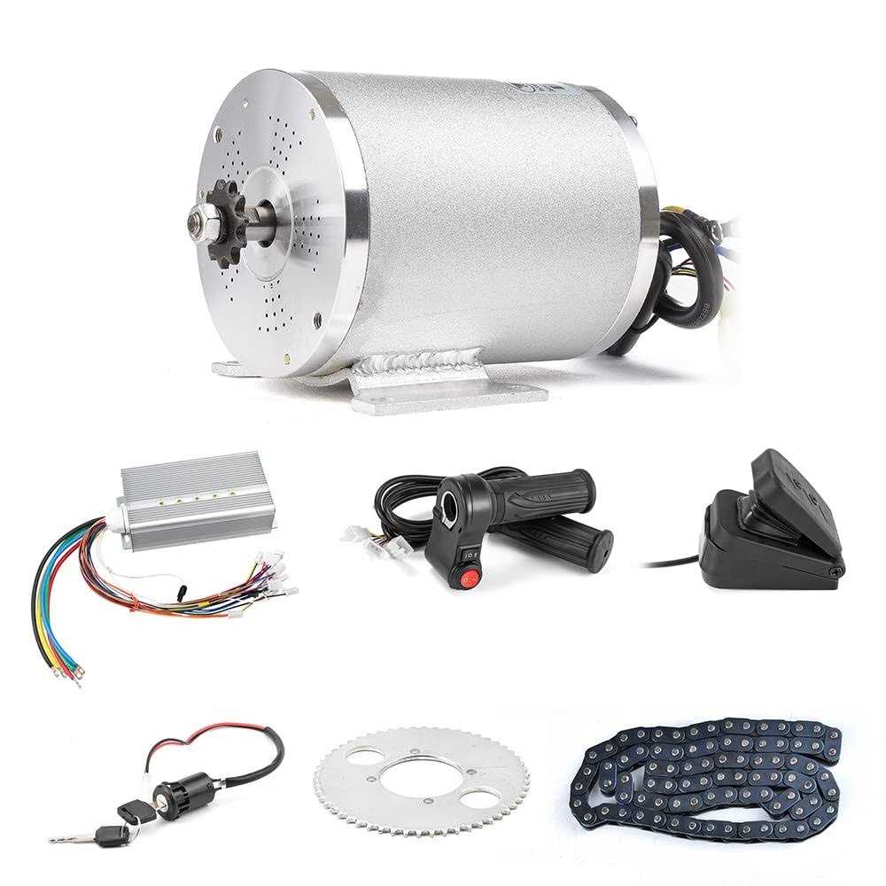 Bldc 72V 3000W Brushless Motor Kit with 24 Mosfet 50A Controller and Throttle for Electric Scooter E Bike Engine Motorcycle Diy Part Conversion Kit - Cheap Fitting
