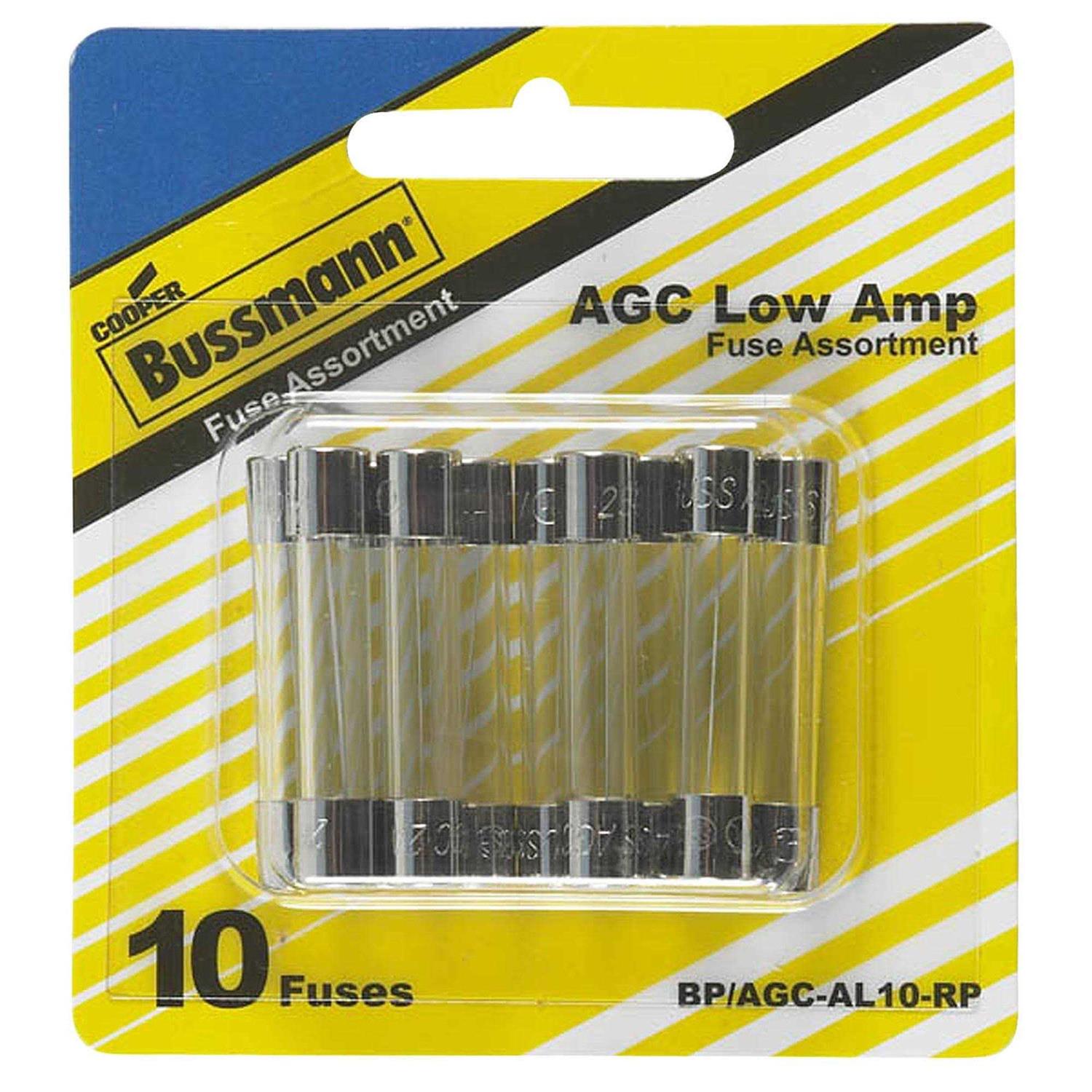 Bussmann AGC Low Amp Fuse Assortment BP/AGC-AL10-RP - Cheap Fitting