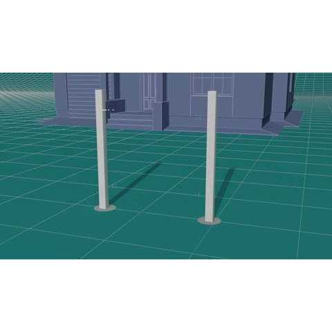 Veranda Linden 6 ft. H x 8 ft. W Cypress Vinyl Privacy Fence Panel Kit - Cheap Fitting