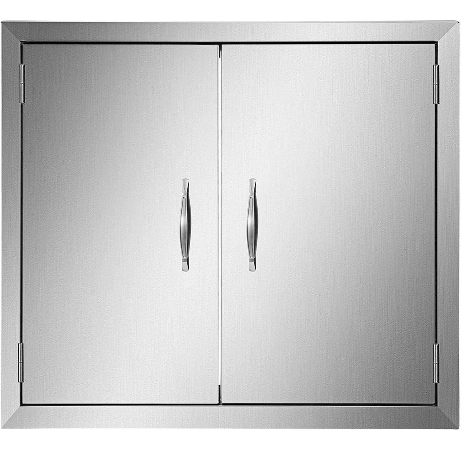 VEVOR Double Walled Access Door 24 Outdoor Kitchen Bbq Island 304 Stainless Steel 24-24BXGCFSKM0001V0 - Cheap Fitting