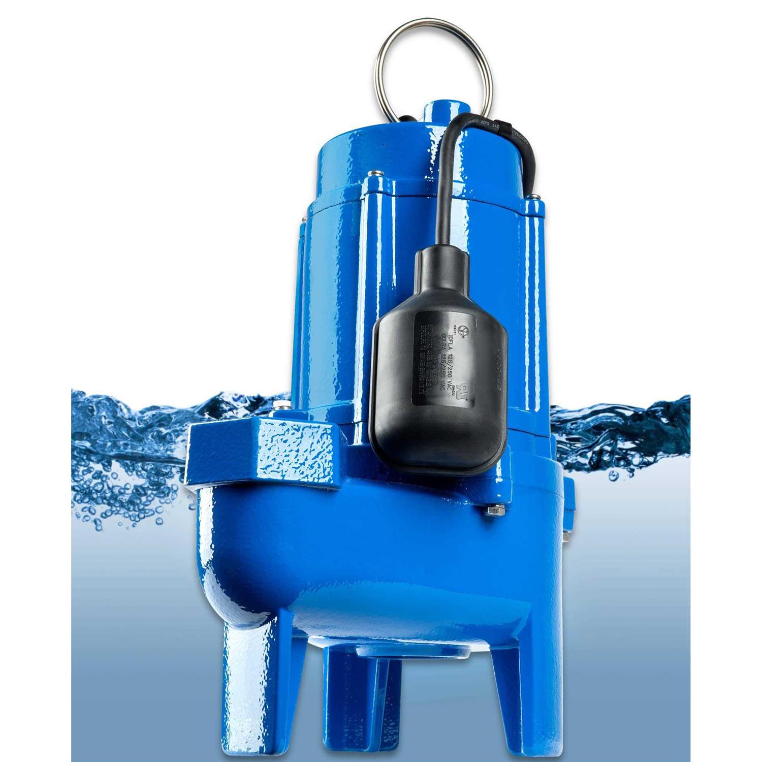 Little Giant Lg-sew75t 115 Volt, 3/4 HP, 8400 GPH Cast Iron Sewage Pump with Tethered Switch and 20-Ft. Cord - Cheap Fitting