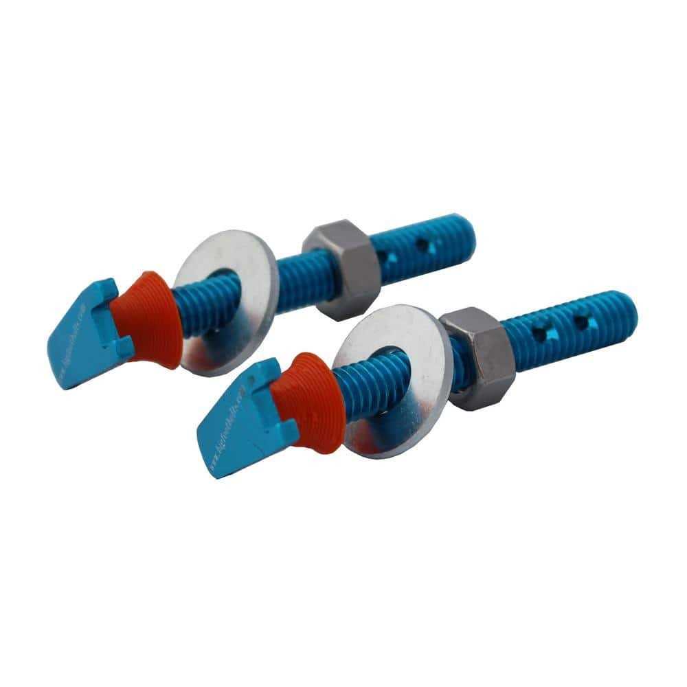 Big Foot Bolts 5/16 in. x 2.5 in. No Spin Toilet Flange Bolts BFBL - Cheap Fitting