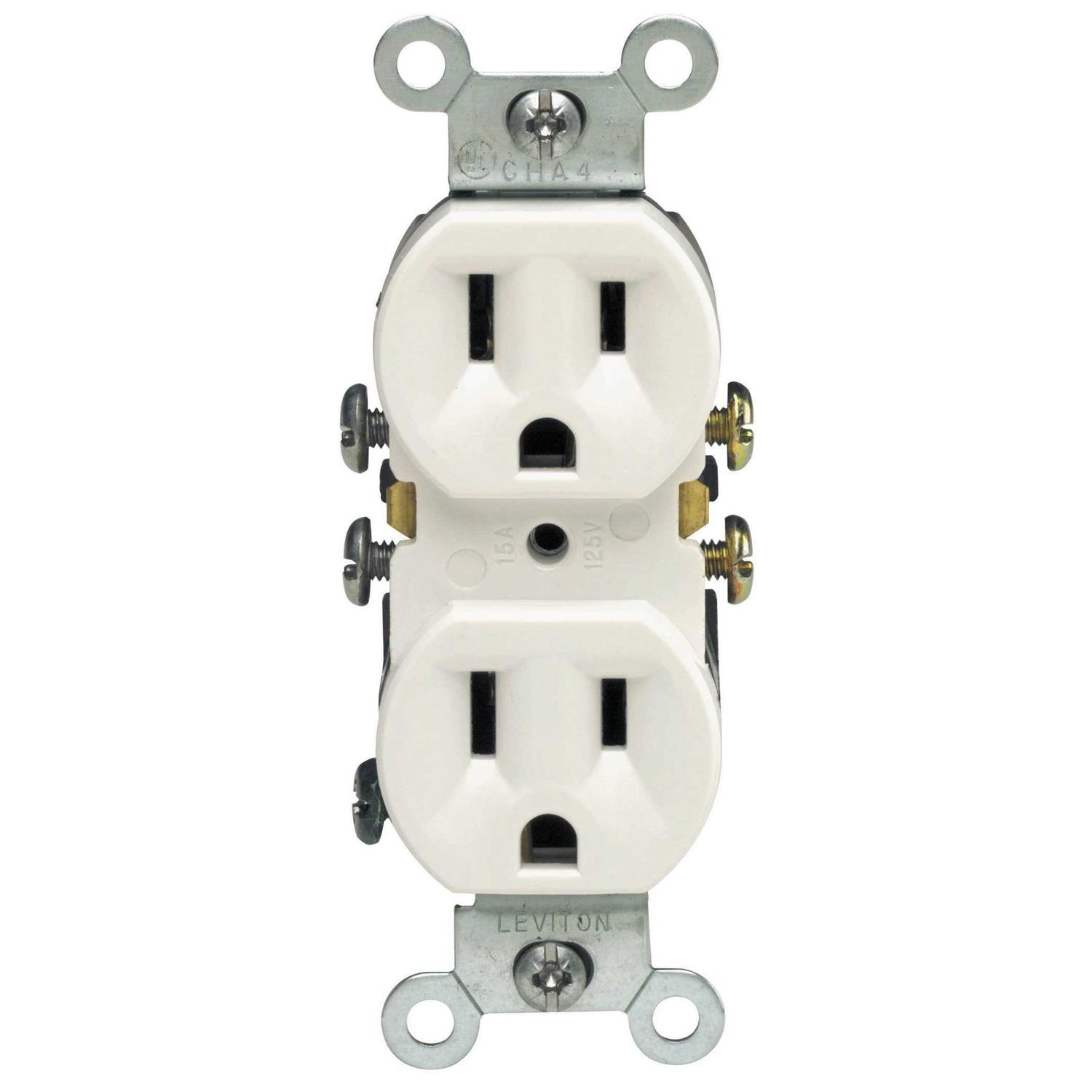 Leviton 15 amps 125 V Duplex - Cheap Fitting