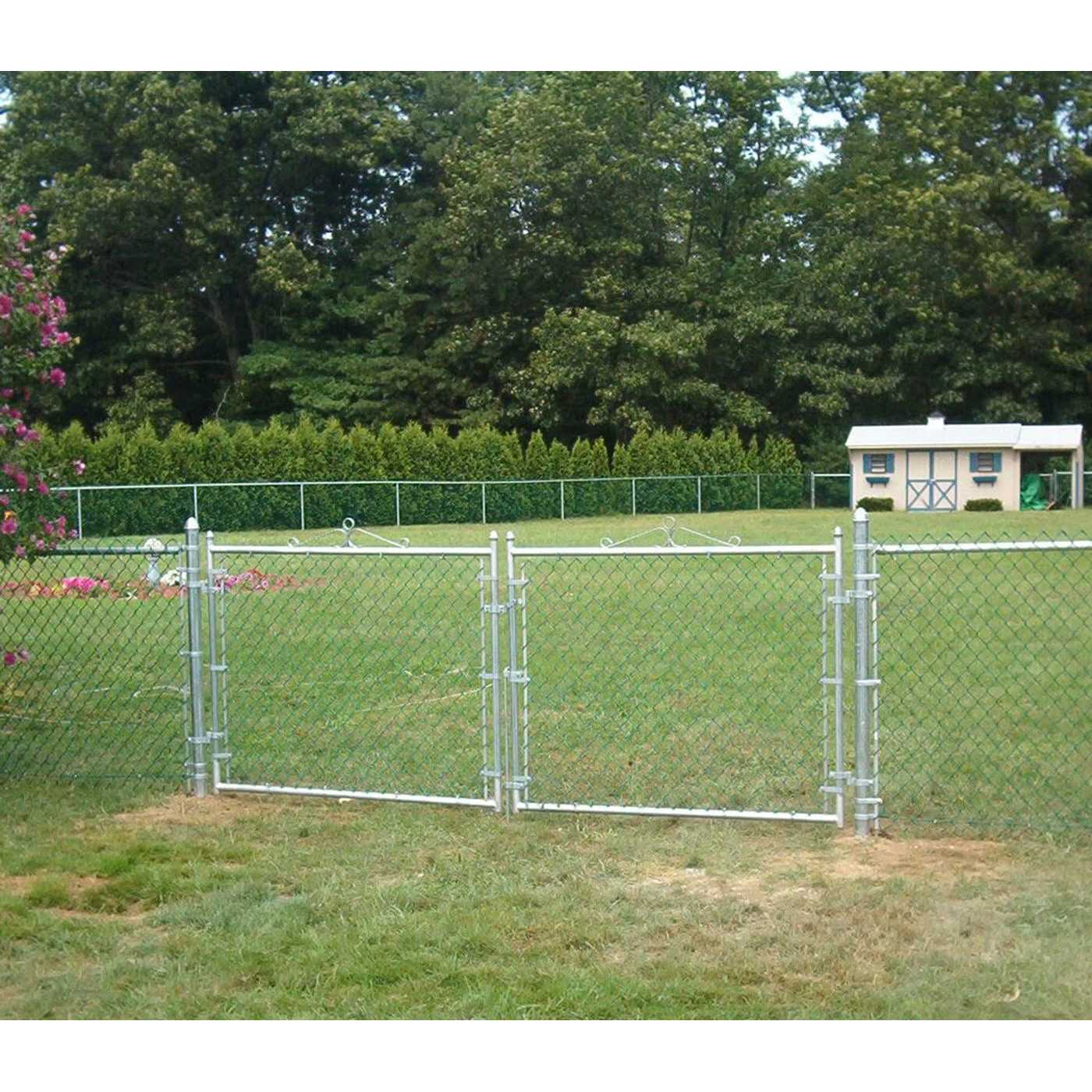 Unbranded 6-ft H x 3-in W Silver Galvanized Steel Security Terminal Fence Post 58910156 - Cheap Fitting