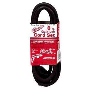Milwaukee 48-76-4008 Quik-Lok Cord 8 ft - Cheap Fitting