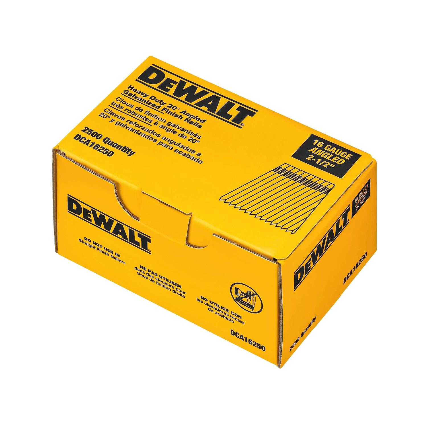DeWalt DCA16200 16 Gauge Angled Finish Nails - Cheap Fitting