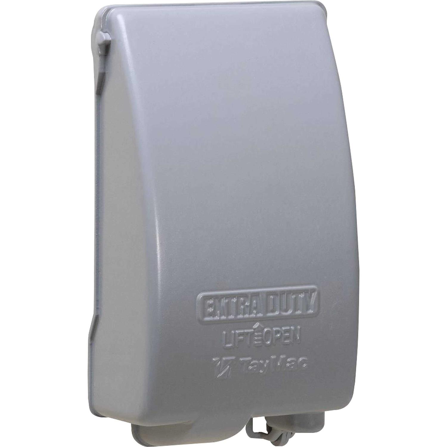 Taymac 1-Gang Gray Weatherproof In-Use Cover MX4280S - Cheap Fitting