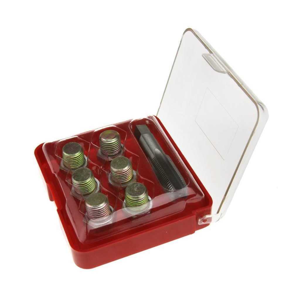 Micro Trader Oil Drain Plug Tap Thread Repair Kit Oil Pan Screws Rethread Tool M15 - Cheap Fitting