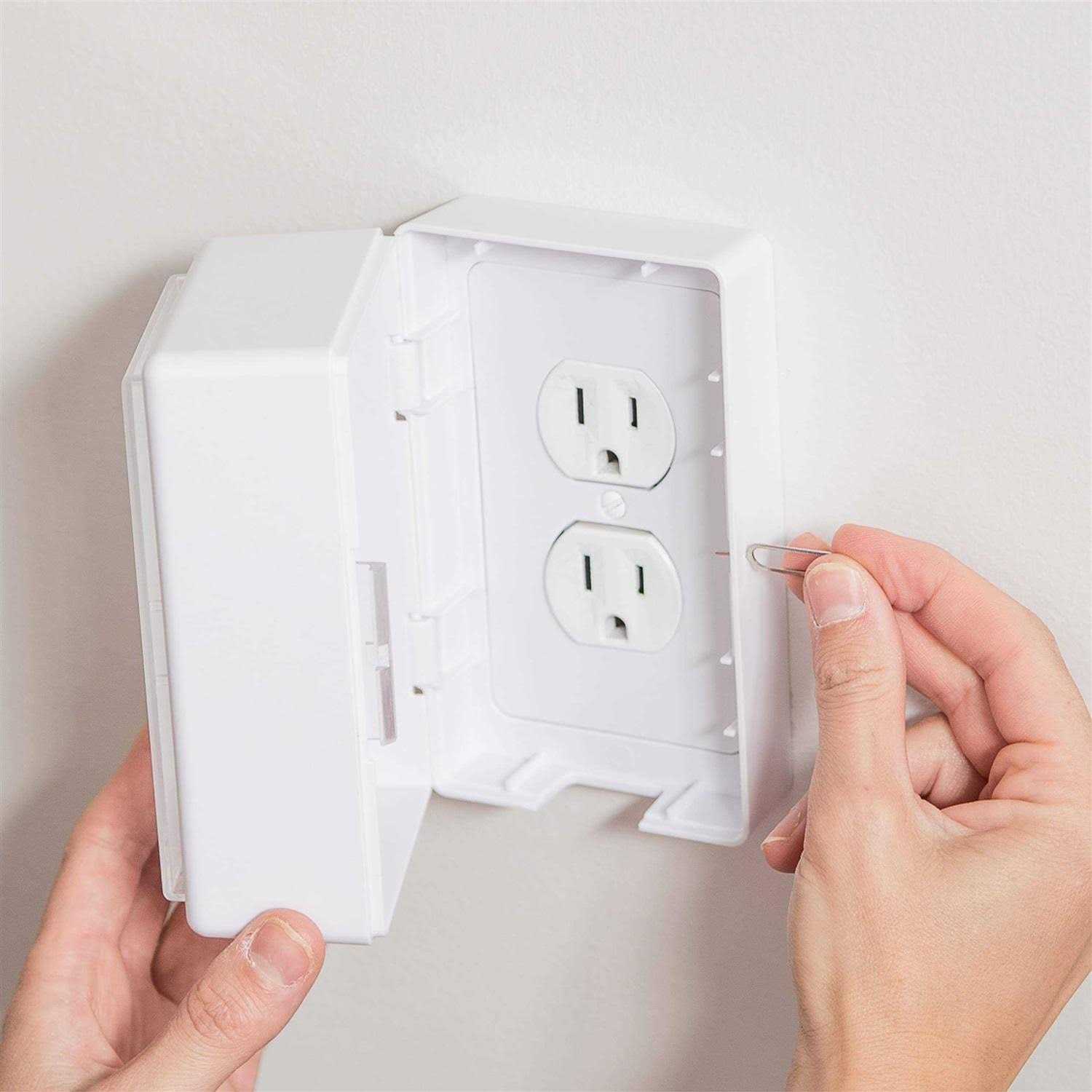 New Lock & Key Outlet Cover Plug Covers for Electrical Outlets - Cheap Fitting