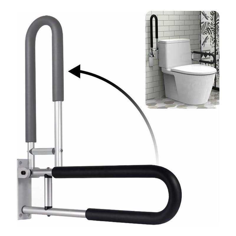 Botabay Handicap Grab Bars Rails 23.6 Inch Toilet Handrails Bathroom Safety Bar Hand Support Rail Handicapped Handrail Accessories for Seniors - Cheap Fitting