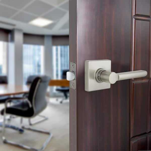 Defiant Hall Closet Door Lever with Square Rose - Cheap Fitting