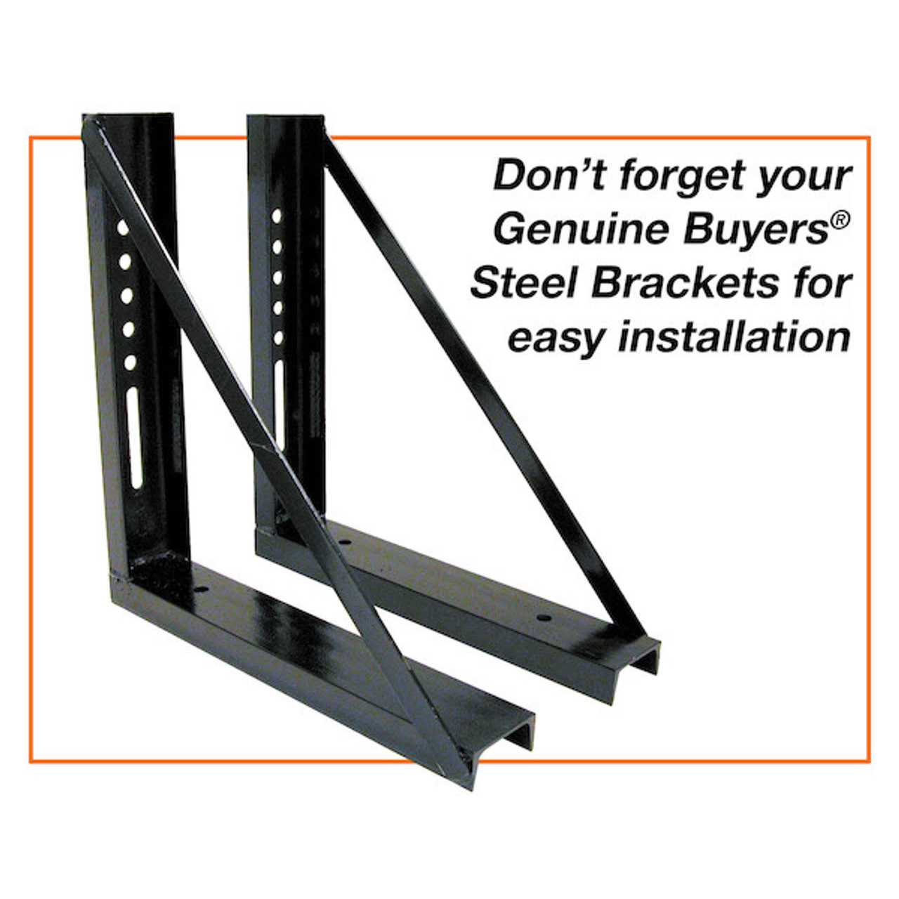 Buyers Products Black Steel Underbody Truck Box 1703303 - Cheap Fitting