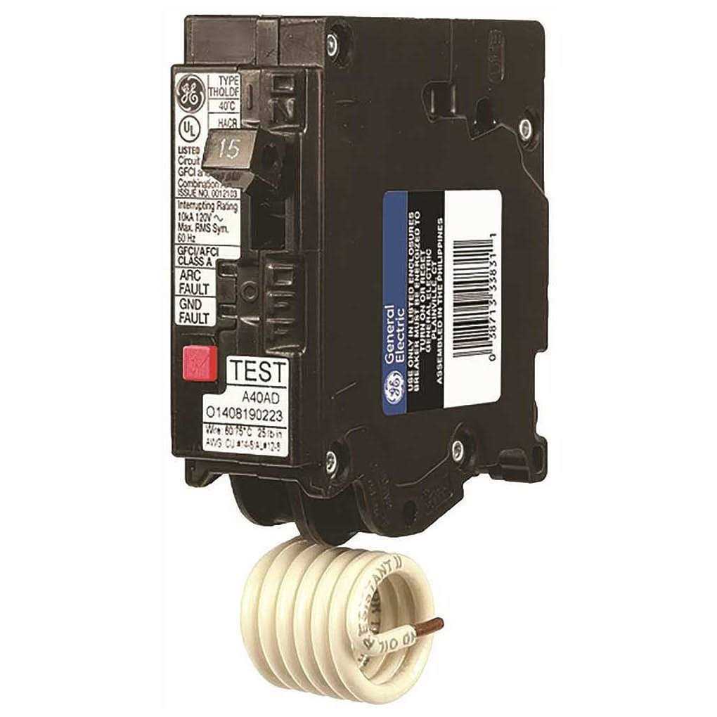 GE THQL1115DF Single-Pole Dual Function Plug-In AFCI/GFCI Circuit Breaker - Cheap Fitting