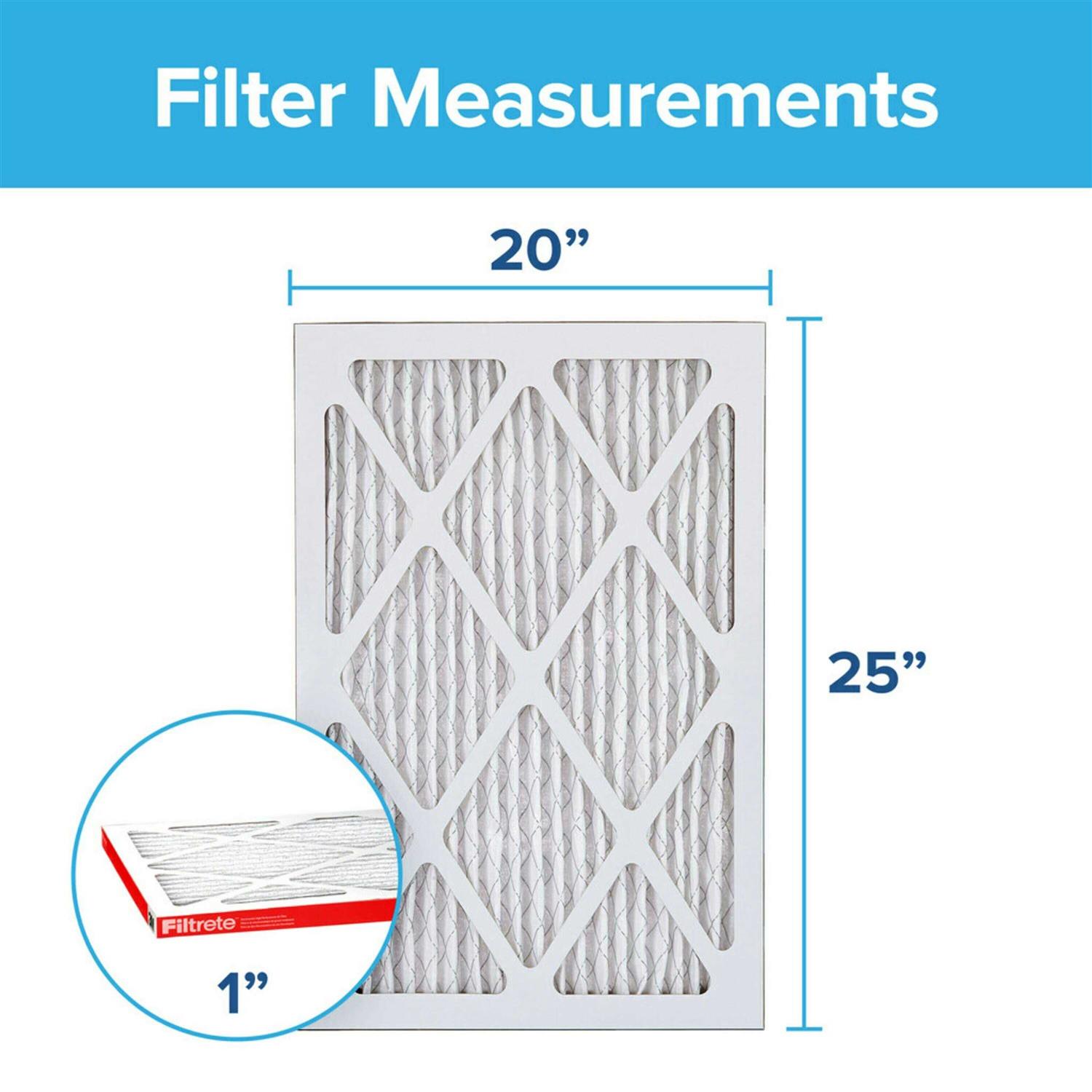 Filtrete 30-in L x 1-in MERV 11 1085 MPR Allergen Defense Extra Electrostatic Pleated Air Filter - Cheap Fitting