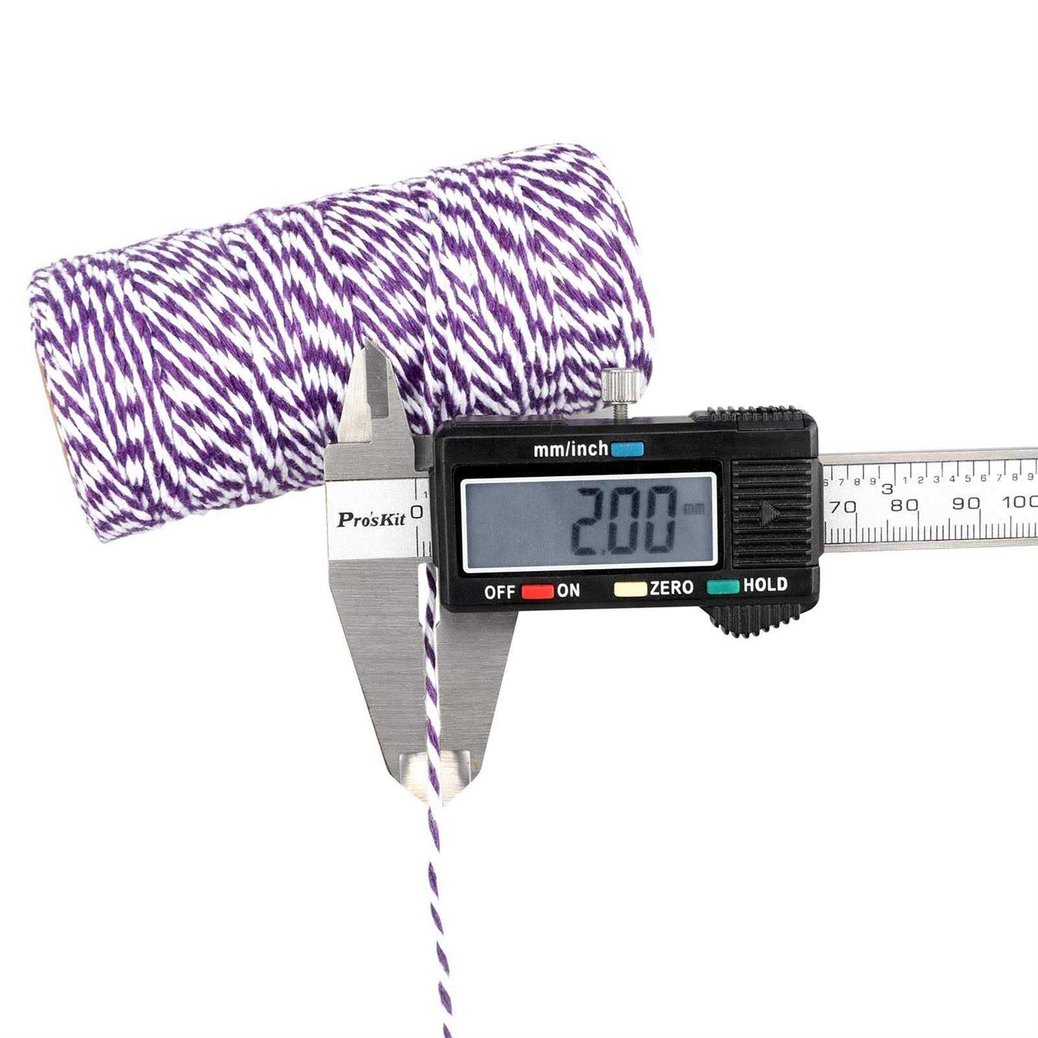 jijAcraft and White Twine String 328 Feet Christmas Bakers Twine String - Cheap Fitting