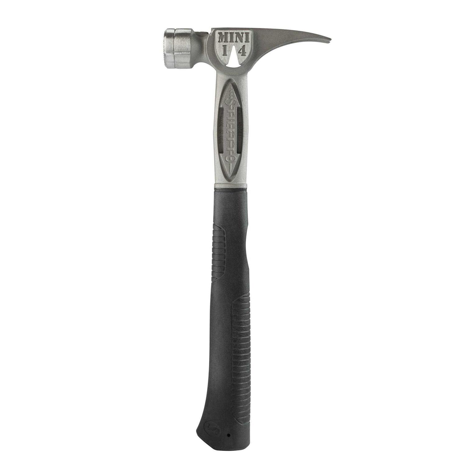 Stiletto TBM14RMS TiBone Mini-14 oz Milled Face Hammer with 16-in. Straight Titanium Handle - Cheap Fitting
