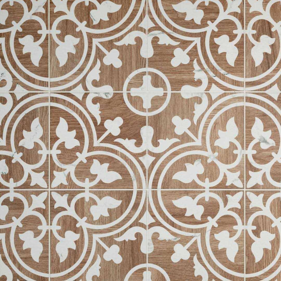 Merola Tile Llama Arte Loire Verso 9-3/4 in. x 9-3/4 in. Porcelain Floor and Wall Tile - Cheap Fitting