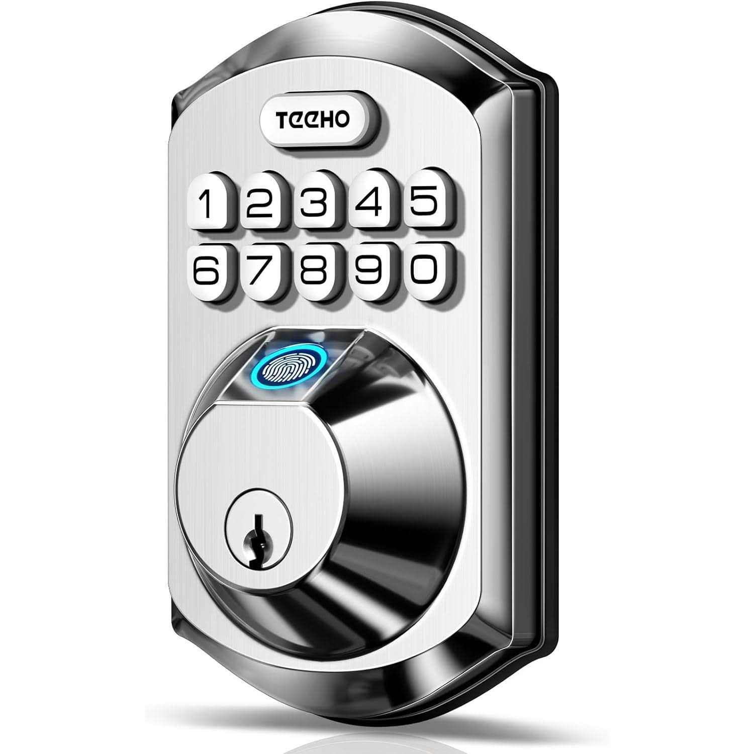 TEEHO TE002 Fingerprint Door Lock Keyless Entry Door Lock with Keypad - Cheap Fitting