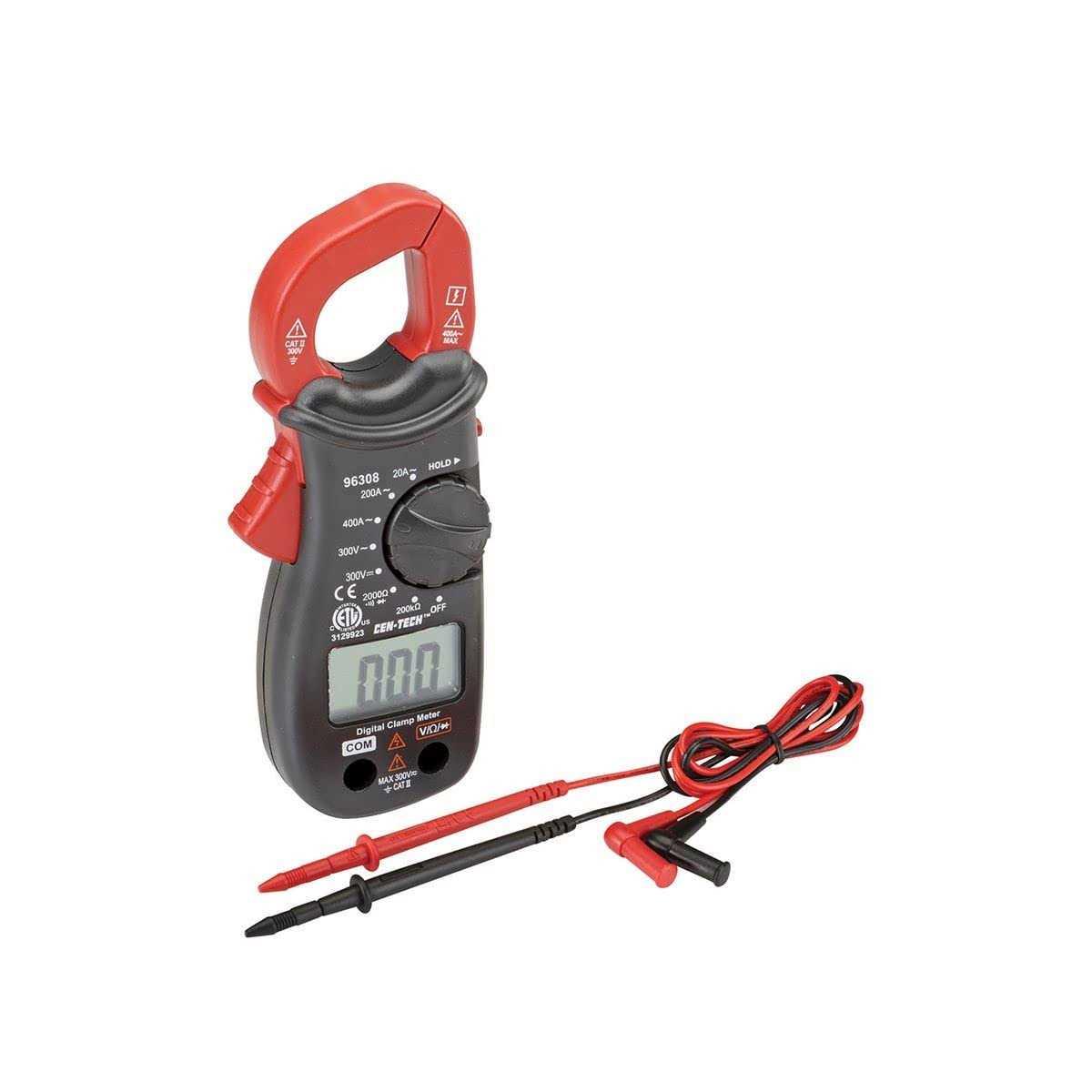 Cen-Tech 6-Function Digital Clamp Meter - Cheap Fitting