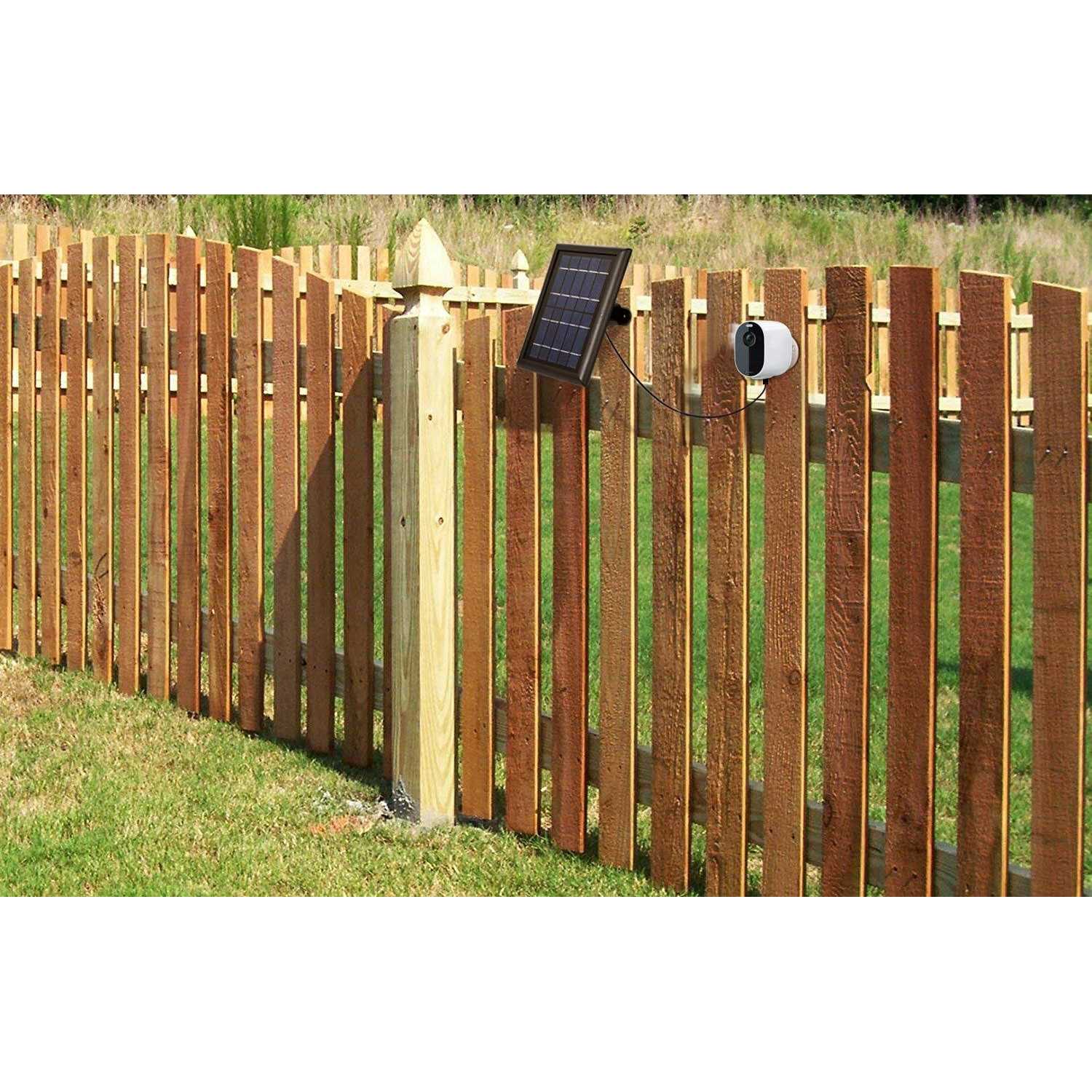 Wasserstein Solar Panel with 13ft Cable for Arlo Essential Spotlight/XL Spotlight Camera Only - Cheap Fitting