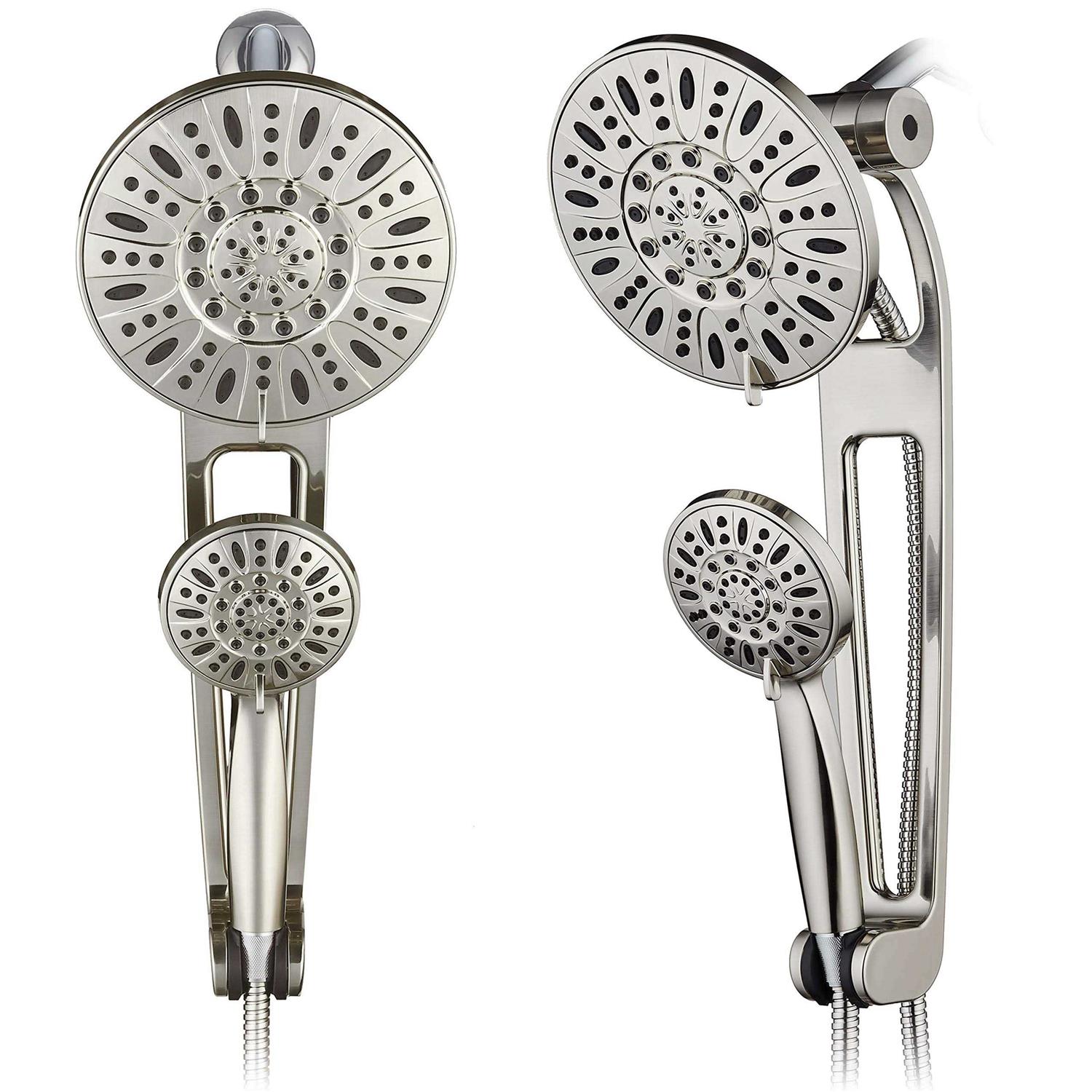 Aquadance Aquabar High-Pressure 48-mode 3-way Shower Spa Combo with Adjustable 18 Extension Arm for Easy Reach & Mobility! Enjoy Luxury 7 - Cheap Fitting