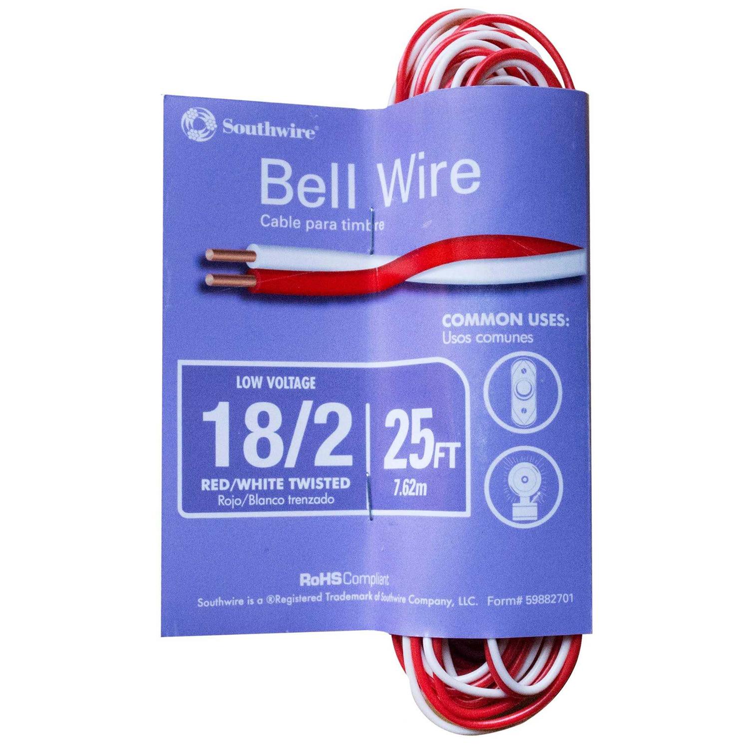 Southwire Red/White Bell Wire - Cheap Fitting