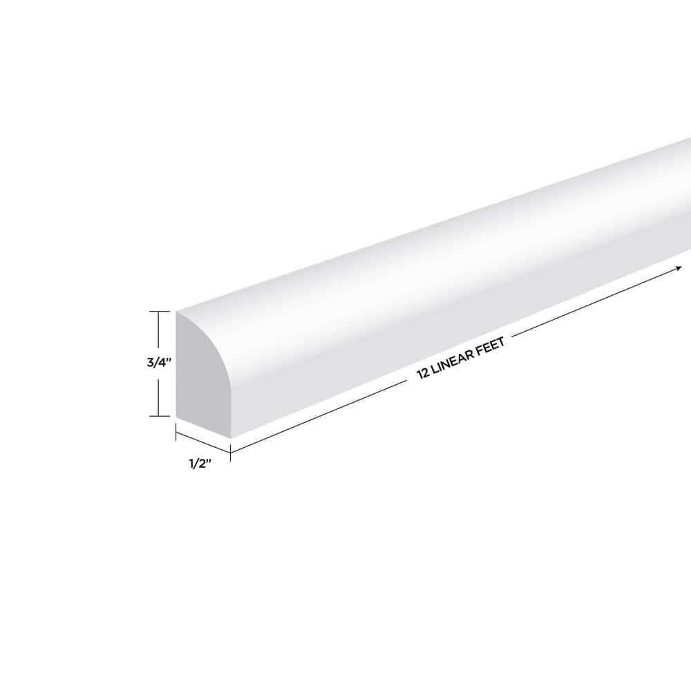 MTRIM Prepainted 0.75 in. x 0.5 in. x 144 - Cheap Fitting