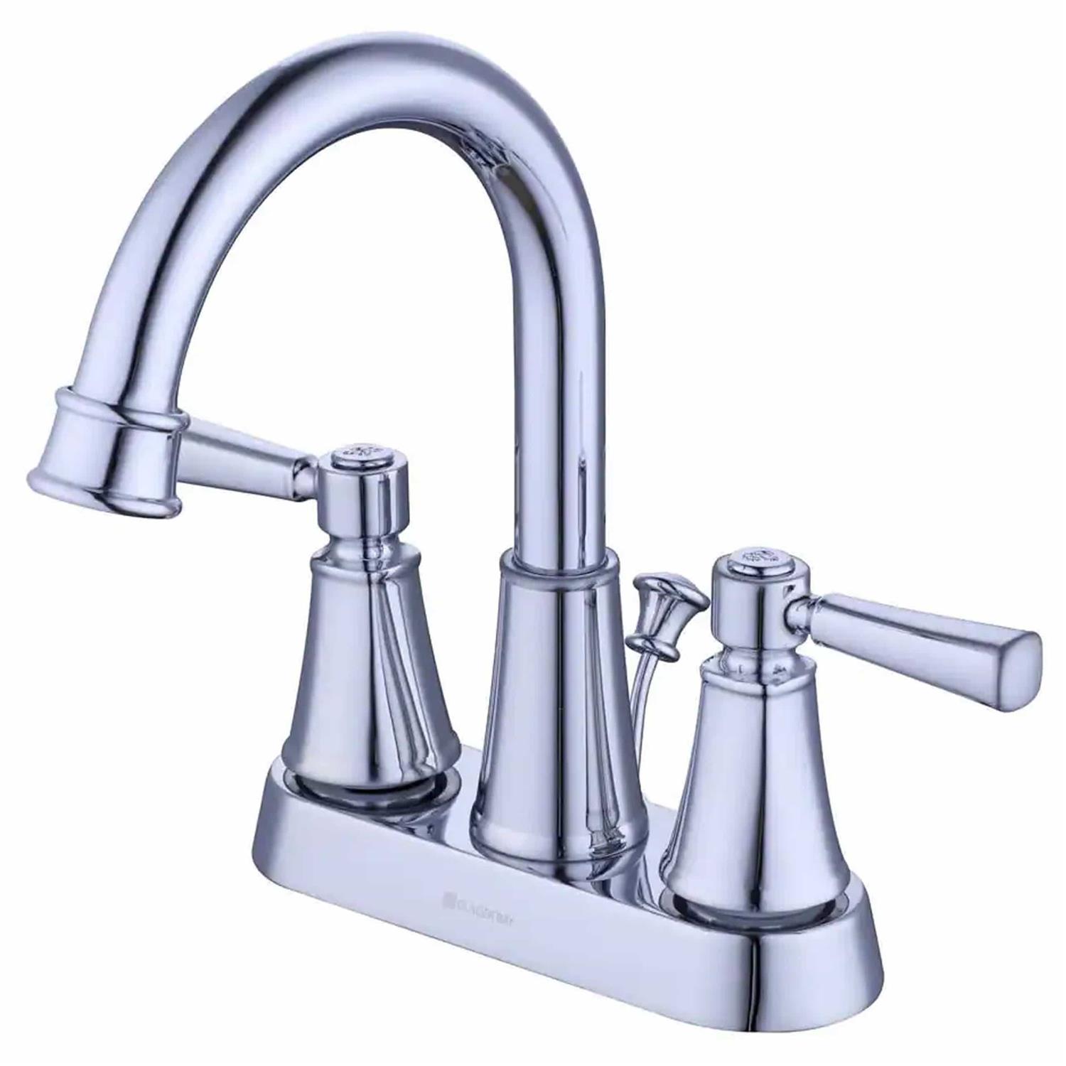 Glacier Bay Melina 4 in. Centerset Double Handle High-Arc Bathroom Faucet - Cheap Fitting