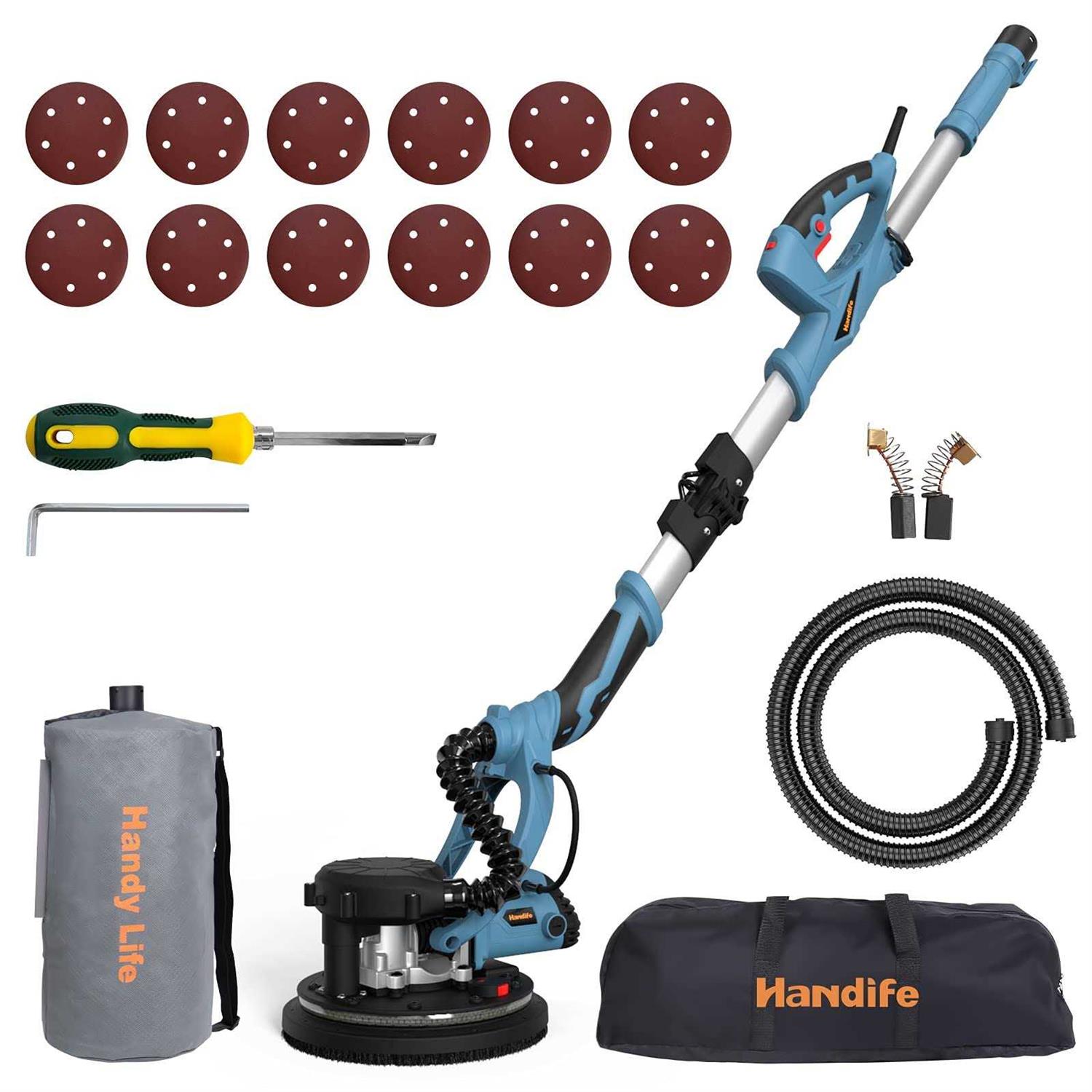 Handife Drywall Sander with Vacuum 800W 7A Electric Foldable Wall Sander - Cheap Fitting