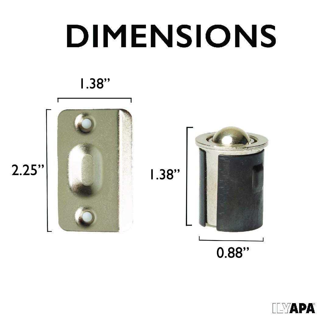Ilyapa Ball Catch Door Hardware for Closet - Cheap Fitting