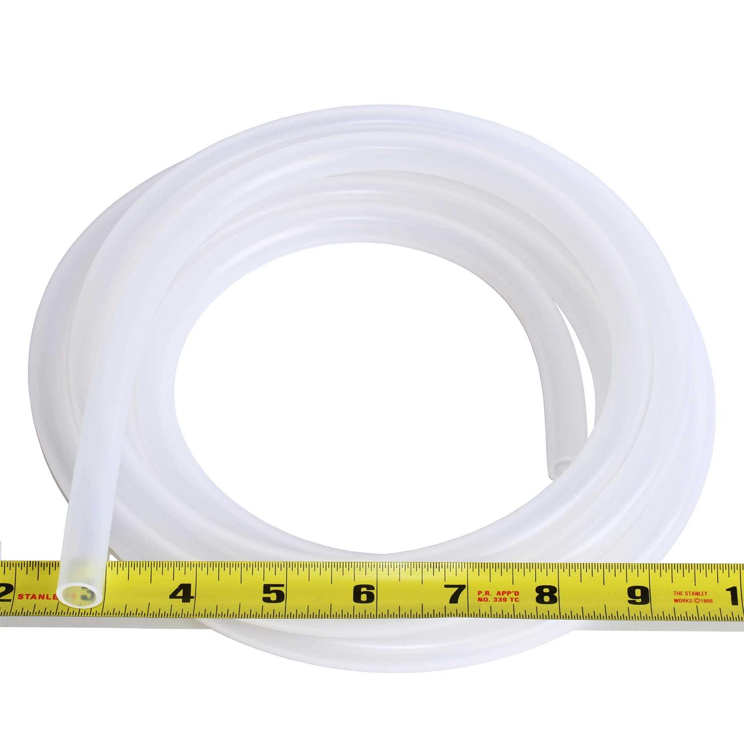 Pure Silicone Tubing 1/4 inch ID x 3/8 inch OD - Cheap Fitting