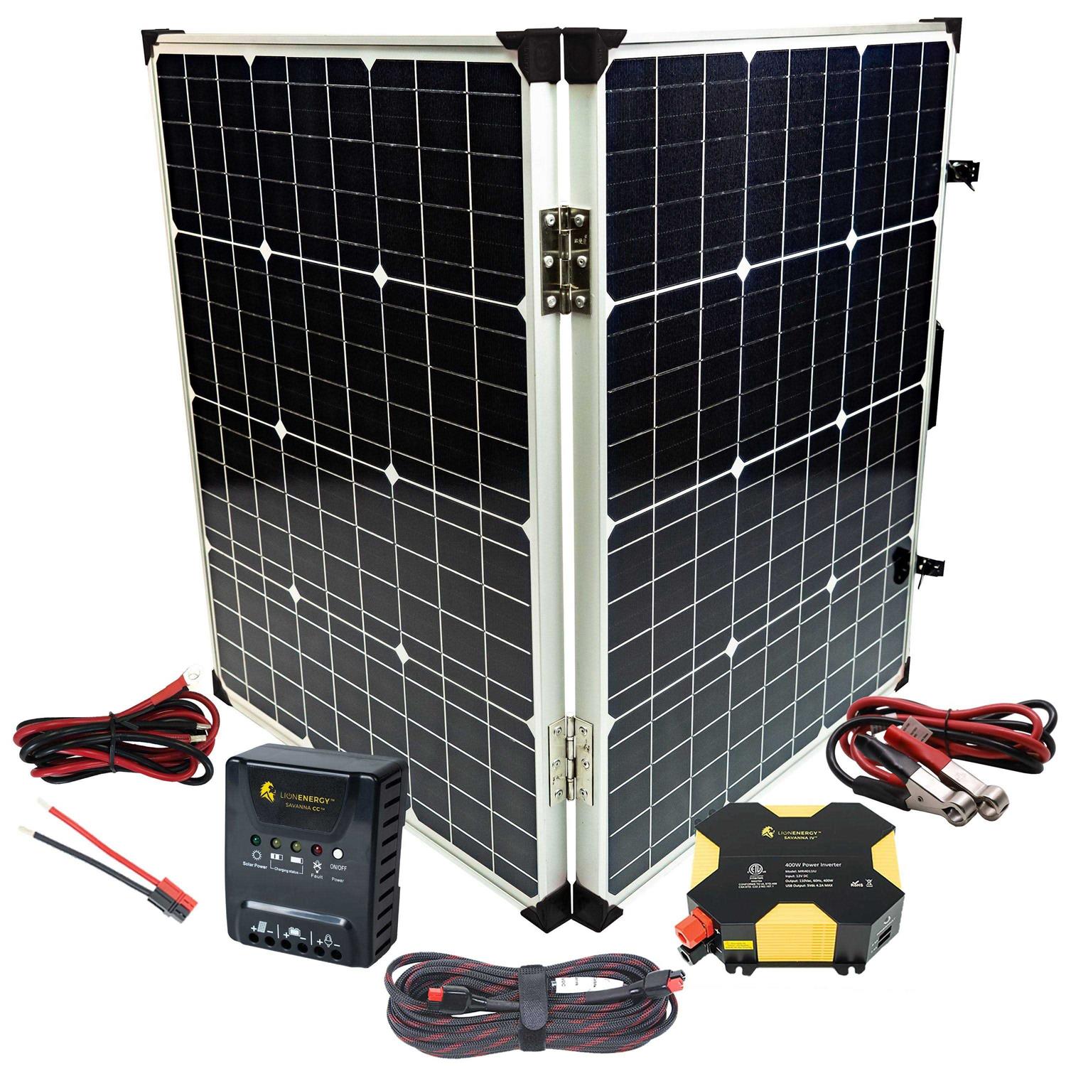 Lion Energy Beginner DIY Solar Power Kit - Cheap Fitting