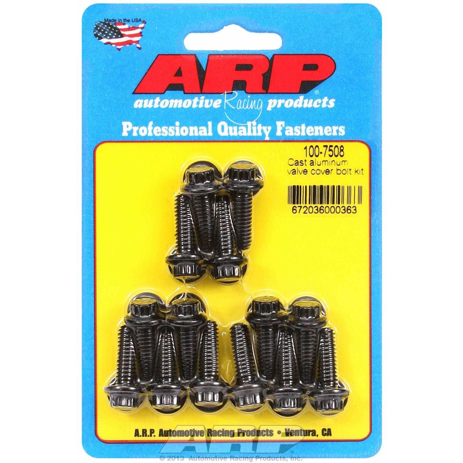 ARP 100-7508 Cast Aluminum Valve Cover Bolt Kit - Cheap Fitting