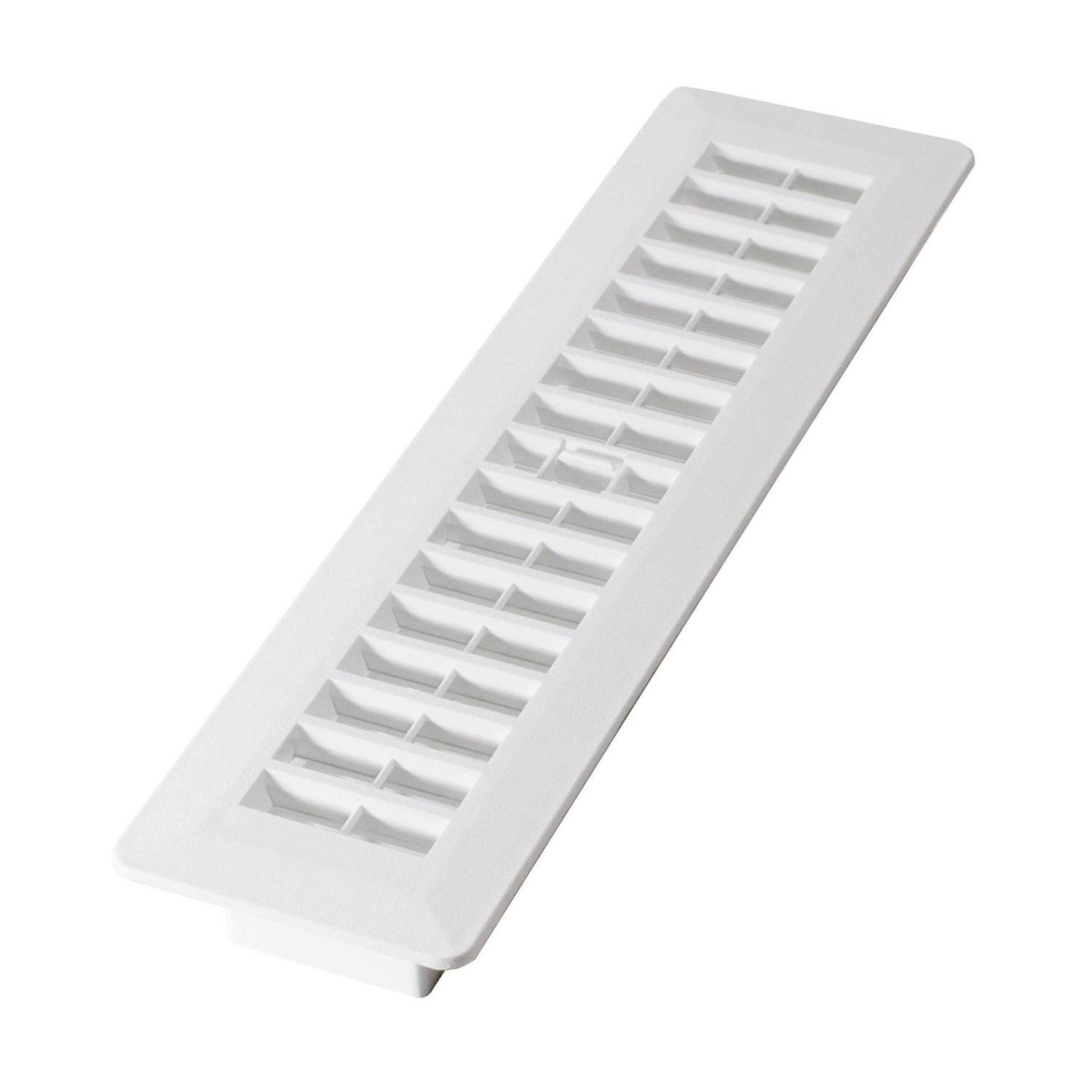 Decor Grates 2-Inch by 12-Inch Plastic Floor Register - Cheap Fitting